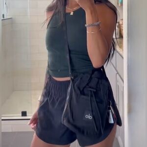ALO Yoga Black bucket bag